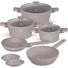 Kép 1/2 - Berlinger Haus Taupe Collection 10 részes edénykészlet titán bevonattal