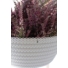 Kép 4/4 - Lamela 789 függeszthető virágtartó/cserép/kaspó 30 cm.  JERSEY vegyes színben, belső cseréppel , fehér