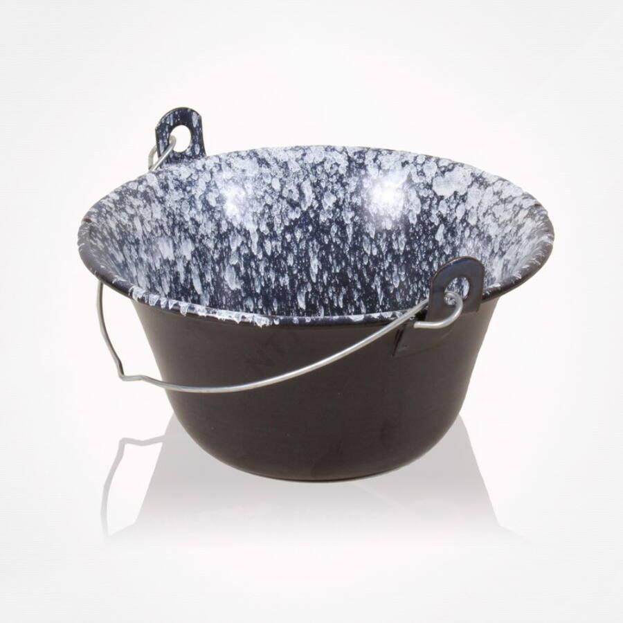 Enger zománcozott bogrács tálaló 16x8 cm, 0.8 L